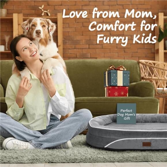 Luxury Orthopedic Dog & Cat Bed for Medium & Small Pets, Removable - Picture 2 of 5